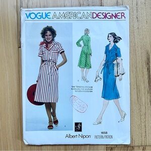 Vintage Vogue 1658 Albert Nipon Design